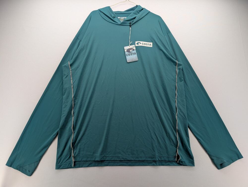 NWT Costa Men's Voyager Hoodie PRO in Seafoam size XL